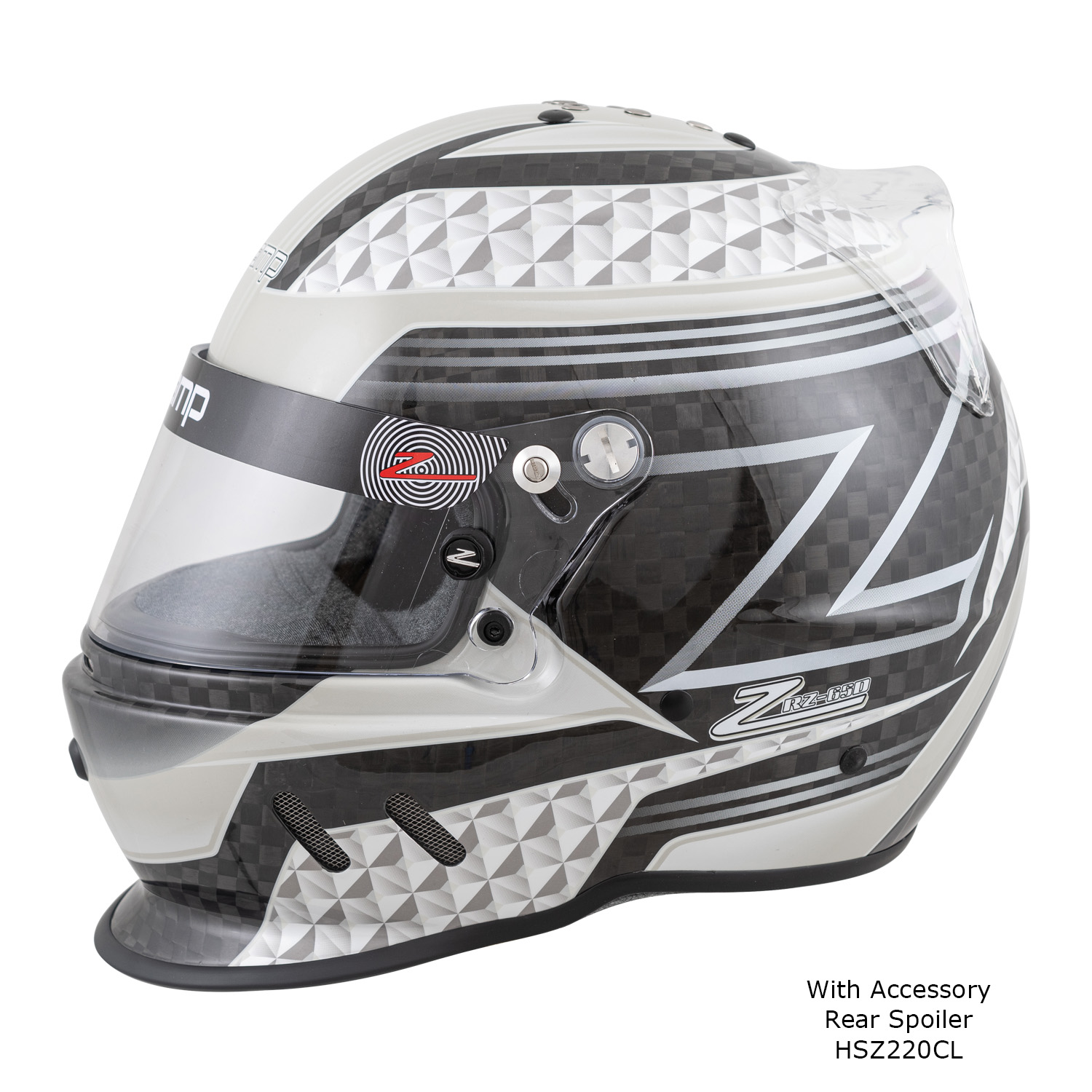 ZAMP RZ-65D Carbon Graphic Gray Helmet 2020